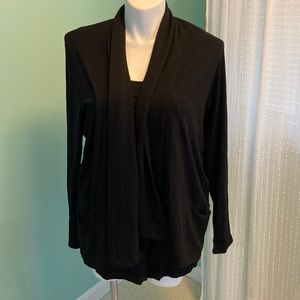 Simply Vera Wang Black Cardigan XL
